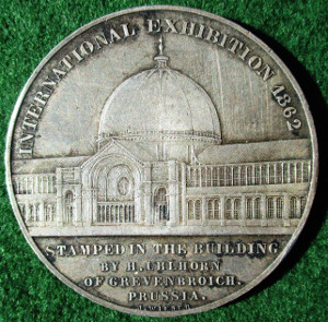 London, South Kensington International Exhibition 1862, Uhlhorn’s  medal, silver, by J Wiener