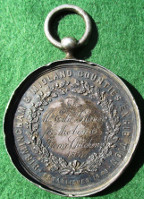 Birmingham & Midland Counties Exhibition established 1849, agricultural silver prize medal