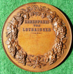 France, Lorraine, Colmar, Viticulture Exhibition 1885, bronze prize medal