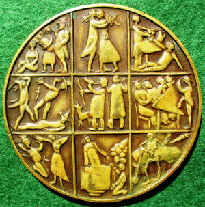 Germany, Karl Arnold Kortum (1745-1824), centenary of his death 1924, bronze medal