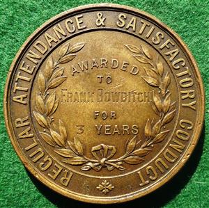 Bristol, School Regular Attendance & Satisfactory Conduct Medal, bronze