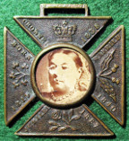 Victoria, Diamond Jubilee 1897, brass cruciform medal