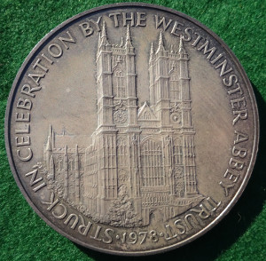 Elizabeth II, Coronation 25th Anniversary 1978, silver medal