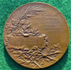 France / Poland, Société Française de Bienfaisance de Varsovie (French Society for Warsaw Welfare), bronze medal by Charles Pillet