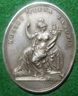 Ireland, Dublin, The Royal Dublin Society, silver prize medal