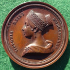 Great Britain/ Belgium, Queen Victoria, Visit to Ghent 1843, bronze medal