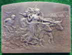 France, Agriculture (1906), silvered bronze medal by Charles Pillet
