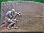 France, Agriculture (1906), silvered bronze medal by Charles Pillet