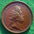 French Guiana, Louis XIV, Cayenne recaptured 1676, bronze medal