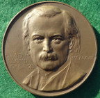 Great War, David Lloyd George, Prime Minister 1917, large bronze medal by Frank Bowcher
