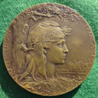 France, Paris Exposition 1900, bronze medal by J-C Chaplain