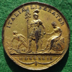 Russia, Napoleonic Wars, Austro-Russian Italian Campaign 1799, General Alexander Suvorov, gilt-bronze medal by C H Kchler