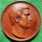 Belgium, Auguste Delfosse, death 1858, bronze medal