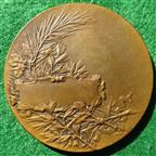 France, bronze prize medal circa 1925 by Charles Pillet