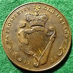 Ireland, The Earl of Kildare & the Irish Surplus Revenue Dispute 1755 medal