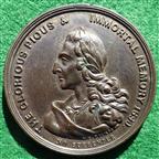 Ireland, Orange Order, bronze members medal circa 1850