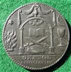 Ireland, Orange Order, pewter member’s medal circa 1850