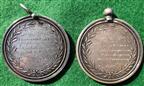 Ireland, Dungannon School, a pair of silver award medals