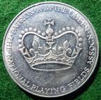 Elizabeth II, Coronation 1953, National Playing Fields Association, aluminium medal