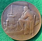 France, La Vapeur 1914, bronze medal by R Lamourdedieu