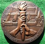 France,  Conservatoire National 150th Anniversary 1970, heavy bronze medal