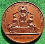 Ireland, Dublin, Arts Industries & Manufactures Exhibition 1872, bronze medal