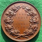 London, South Kensington International Exhibition 1862, Jurors prize medal, bronze, by LC Wyon