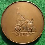 Great Britain / Netherlands, George Stephenson, 150th Anniversary of birth 1781-1931, bronze medal