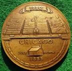 USA, Chicago, Crane Company, 75th Anniversary 1930, bronze medal issued by the Medallic Art Company N.Y.