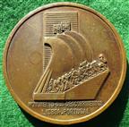 Portugal, Monument of the Discoveries & 11th  International Hospitality Congress 1962, bronze medal