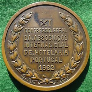 Portugal, Monument of the Discoveries & 11th International Hospitality Congress 1962, bronze medal