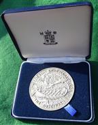 Lifeboat Bicentenary 1790-1990, large silver medal by the Royal Mint