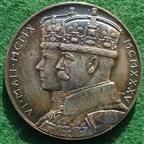 George VI & Queen Elizabeth, Coronation 1937, the official issue medal