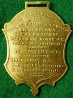 Denbighshire, Wrexham National Eisteddfod 1888, brass medal