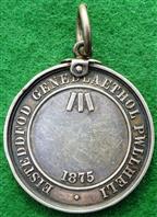 Pwllheli National Eisteddfod 1875, silver prize medal