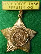 Ffestiniog Eisteddfod 1936, Urdd badge