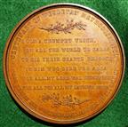Charles Wesley, Wesleyan Methodist Society, centenary of its foundation 1839, bronze medal