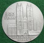 London, Westminster Abbey, 900th Anniversary 1965, silver medal