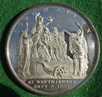 William IV & Queen Adelaide, Coronation 1831, white metal medal