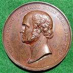 Lord Bentinck, death 1848, bronze medal