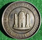 Newbury (Berkshire), Art & Industrial Exhibition 1884, silver prize medal