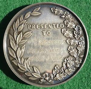 Newbury (Berkshire), Art & Industrial Exhibition 1884, silver prize medal