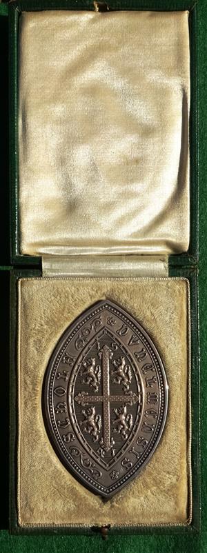 Durham School, Henry Holden prize medal 1882, silver, awarded 1932 to prominent old boy Henry Gale Stewart Burkitt