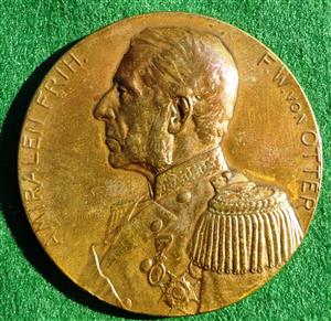 Sweden, Admiral F W von Otter, 50 Years Naval Service 1900, bronze medal