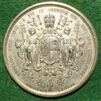 Italy, Vatican, Pius IX, Vatican Ecumenical Council 1869, white metal medal