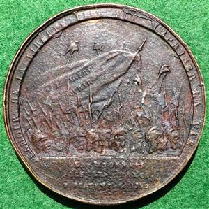 France, Lyon, National Guard Dissolution 1848, 19th century cast bronze copy of a very rare medal
