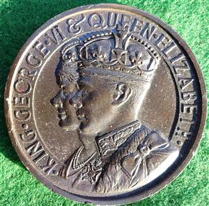George VI & Queen Elizabeth, Coronation 1937, bronze medal
