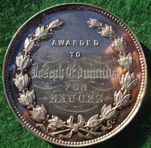 India, Calacutta International Exhibition 1883-1884, silver medal