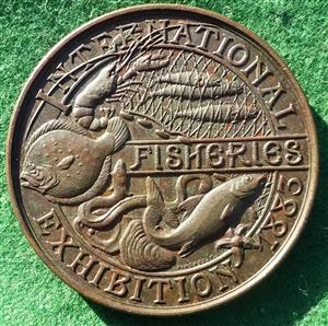 London, Kensington, International Fisheries Exhibition 1883, bronze medal