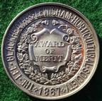 London, Lee Blackheath & Lewisham Horticultural Society 1876, silver Award of Merit medal